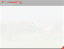 Tablet Screenshot of iadcdenver.org